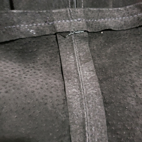 Phoenix USA Black Suede Skirt Size 4 VTG Frontier Collection 100% Authentic - Picture 4 of 5